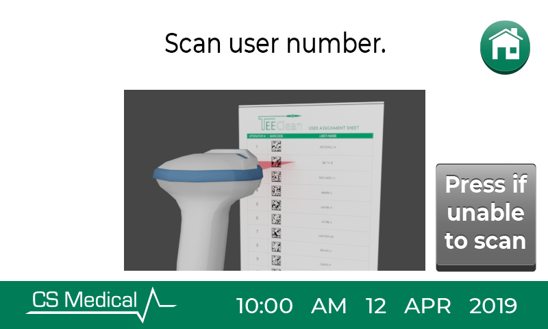 TEEClean scan user